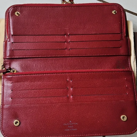 Louis Vuitton Monogram Insolite Wallet Wristlet W/Box + Dustbag - Picture 8 of 15